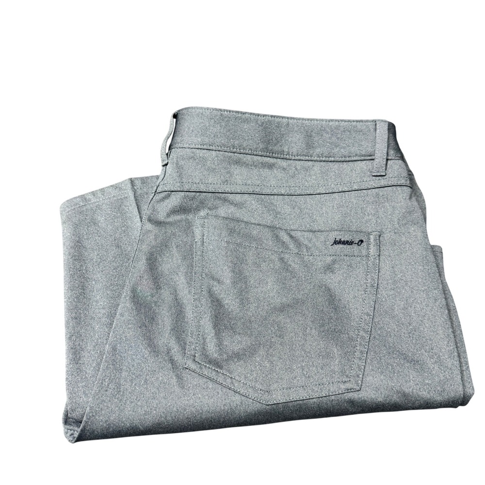 johnnie-O Pants Mens 36x34 (37x28 ACTUAL) Prep-Formance Blue Golf HEMMED